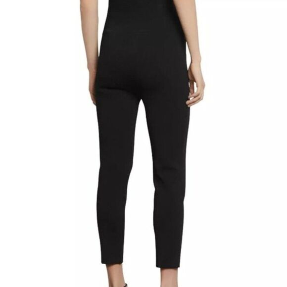 SANDRO Sienna Split-Ankle Black Knit Crop Leggings, Size 34 (0/XS) - Picture 4 of 14